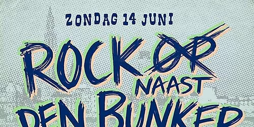 Rock naast den Bunker