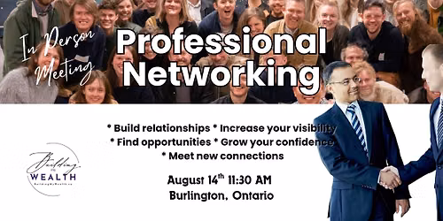 Burlington Business Networking Meeting (August)