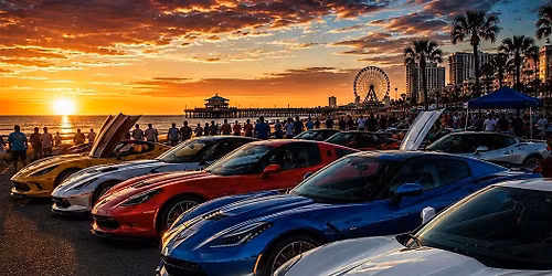 Corvettes on The Beach Car Show After Party at The Treasure Club
