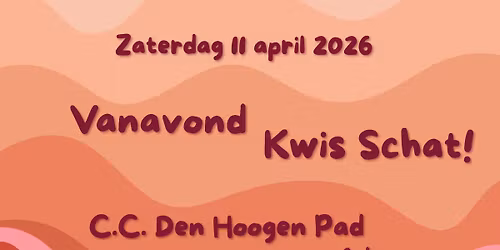 VANAVOND KWIS SCHAT 2026