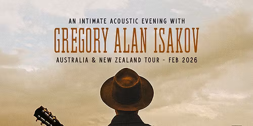 Gregory Alan Isakov: State Theatre, Sydney [SOLD OUT]