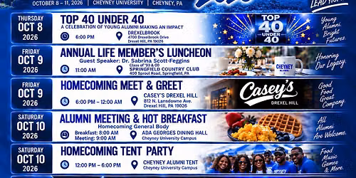 Homecoming Weekend 2026