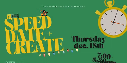 Create & Speed Date Holiday Event: Age 25-36