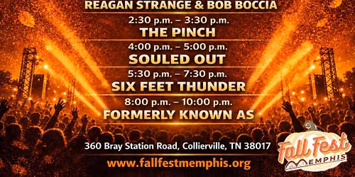 Two-Day Music Fest Main Stage Fall Fest Memphis
