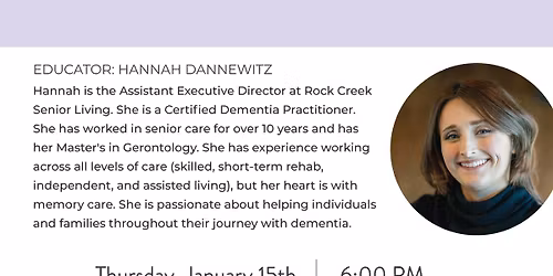 Understanding Dementia: A Dementia Education Series