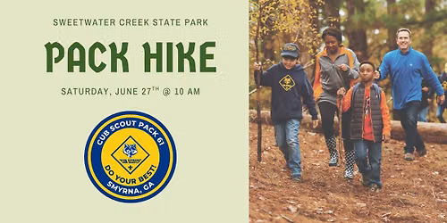 Pack Hike at Sweetwater Creek