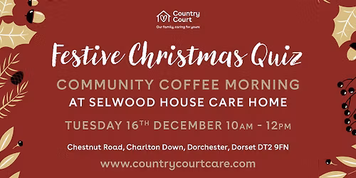 Community Coffee Moring at Selwood House
