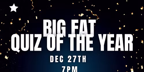 Big Fat Quiz of the Year