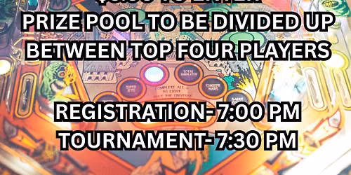 Pinball Tournament at The Crystal Saloon's Bearcade