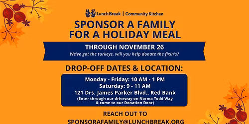 Thanksgiving - Sponsor a Family Meal