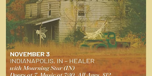 TALKER \/ SNOWCUFFS \/ MOURNING STAR live at Healer