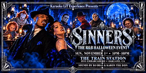Karaoke LiT Presents: SINNERS THE R&B HALLOWEEN EVENT