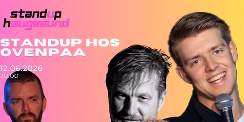 Standup hos Ovenpaa m\/ ADAM SHJ\u00d8LBERG +M.fl