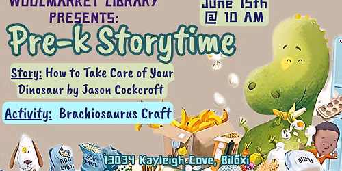 PreK Storytime: How to Take Care of Your Dinosaur