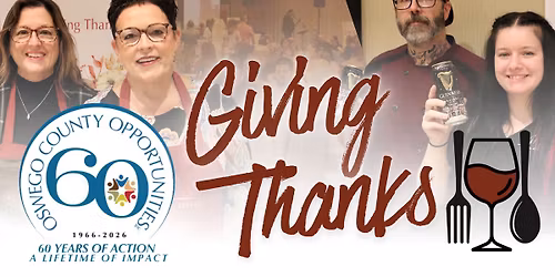 OCO Giving Thanks Food & Beverage Pairing Event