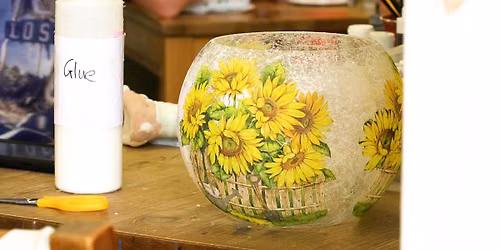 Decoupage Jars
