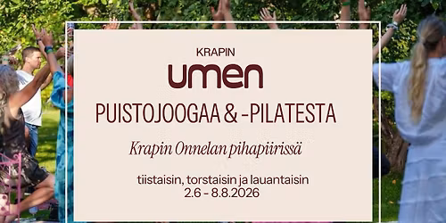 Puistojoogaa & -pilatesta Krapin Onnelassa