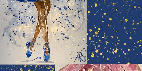 Watercolor Ballerina (Reserve Only) at Sunflower Van Geaux Art Studio