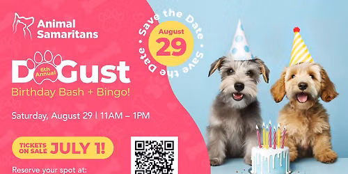 6th Annual DOGust Birthday Bash + BINGO