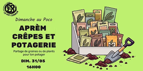 Apr\u00e8s-midi cr\u00eapes & potagerie !