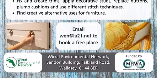 FREE Re-furnish: Furniture Workshop - Furniture Repair Clinic and Quick Fix Drop-in