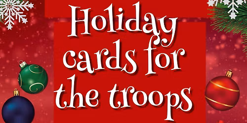 Holiday Cards for Our Troops