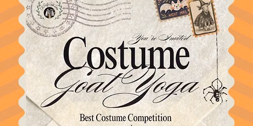 🐐🎃 Costume Goat Yoga 🐐🎃