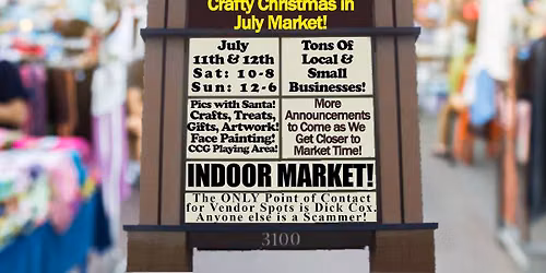 DNCE's Mid-County Crafty Christmas in July Market @ Central Mall