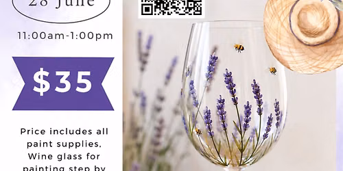 Lavender & Vino Paint Day in the Vineyard 