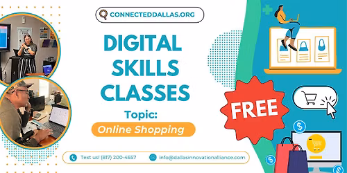 Free Digital Skills Class: Online Shopping