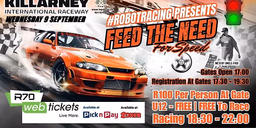 FEED YOUR NEED FOR SPEED AT KILLARNEY ROBOT RACING!