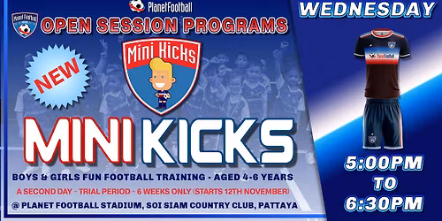NEW - Wednesday Mini Kicks (4-6 years Only)