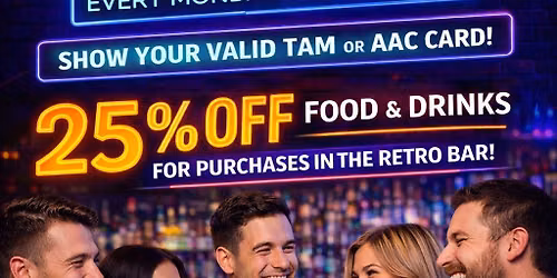 Service Industry Mondays - 25% OFF