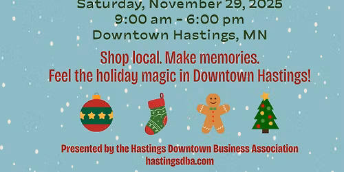 Downtown Hastings Holiday Hoopla!