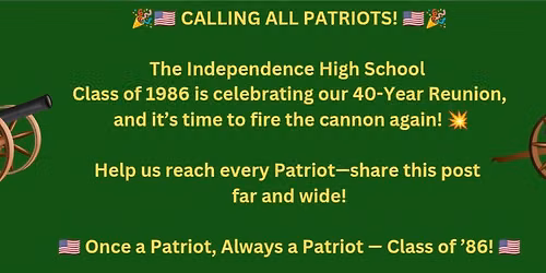 40th Class of 1986 Reunion