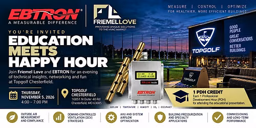 EBTRON Education + Happy Hour at Topgolf | 1 PDH Credit