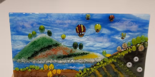 Fused glass - up, up and away!