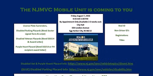 Motor Vehicle Services at City Hall