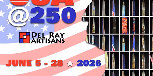 USA at 250 art exhibit at Del Ray Artisans