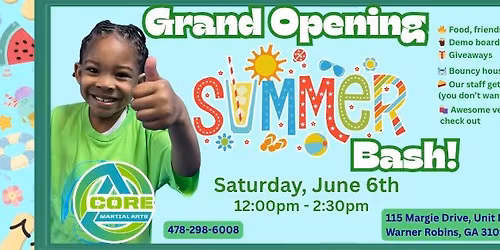 Grand Opening Summer Bash