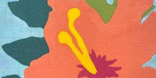 Tropical Bloom Wool Applique Class with Lynn