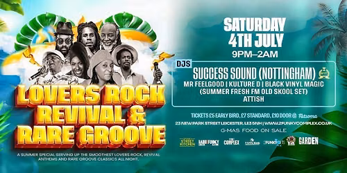 Lover's Rock Revival &amp; Rare Groove