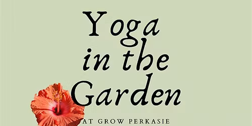 Yoga in the Garden