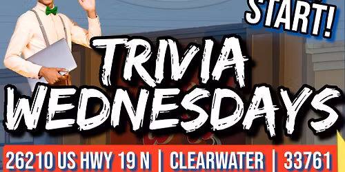 \ud83e\udde0 TRIVIA NIGHT \u2013 WEDNESDAYS at Whiskey Wings Countryside (Clearwater, FL) \ud83c\udf7b\ud83d\udcda