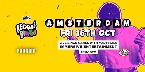 Reggae Bingo - Amsterdam - Fri 16th Oct