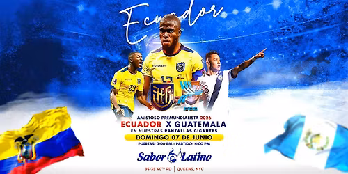 ECUADOR VS GUATEMALA EN SABOR LATINO NY