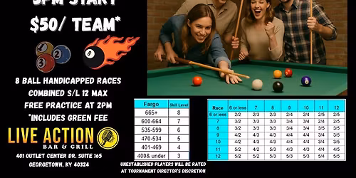 2nd Sunday Scotch Doubles 8-Ball