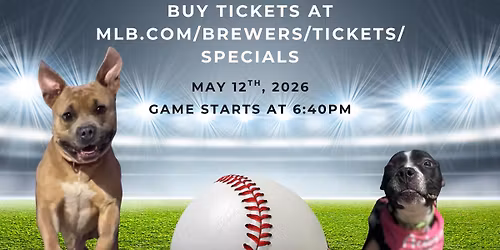 MADACC at Bark At The Park (Brewers vs Padres)