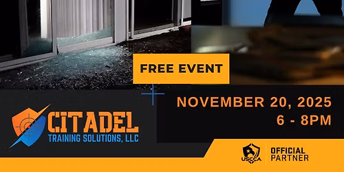 Home Defense Tools & Tactics FREE Workshop