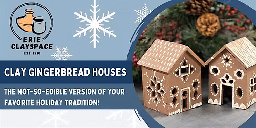 Clay Gingerbread Houses